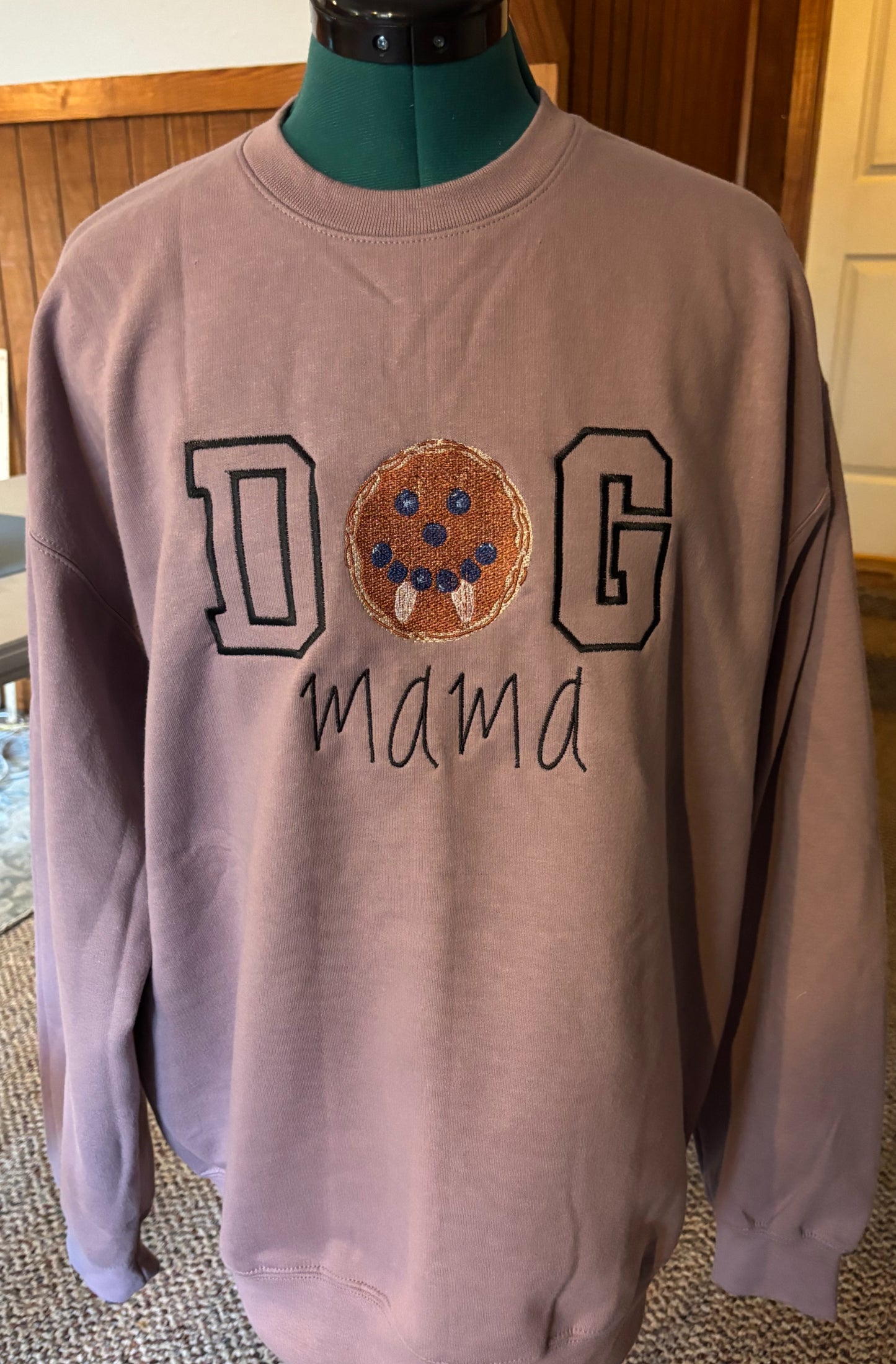 Damon's Pancakes Dog Mama Sweatshirt image 1