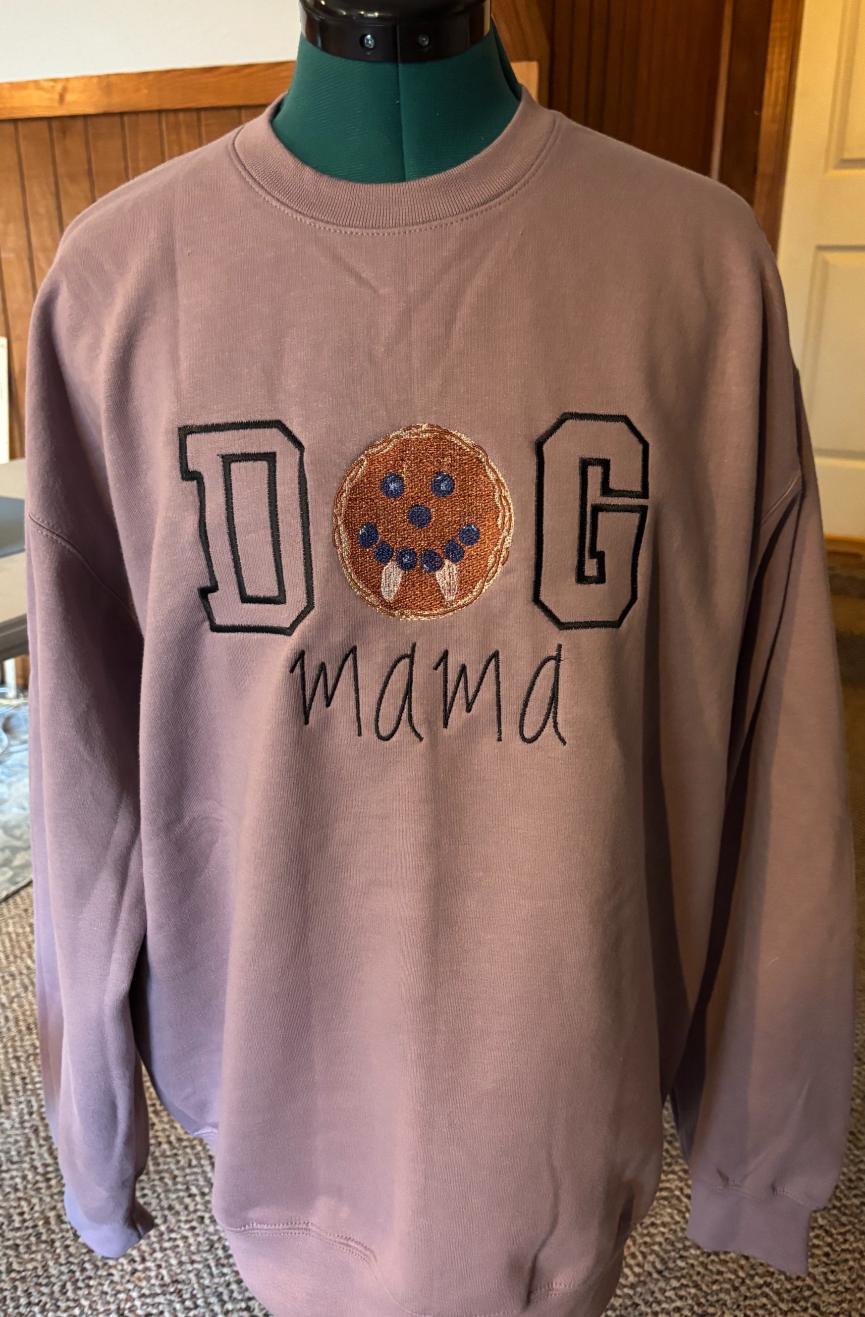 Damon's Pancakes Dog Mama Sweatshirt image 1