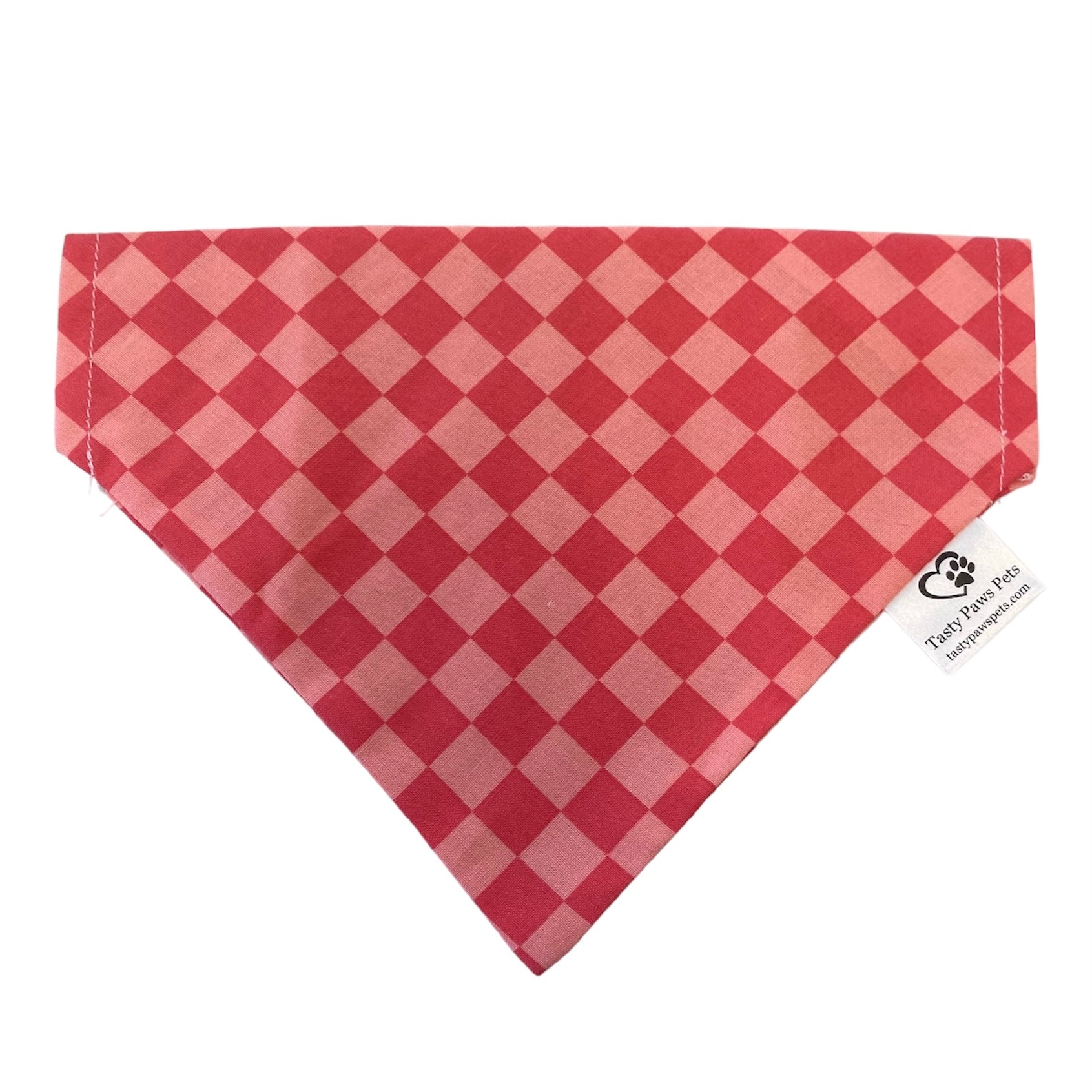 Pink Checkered Bandana image 1
