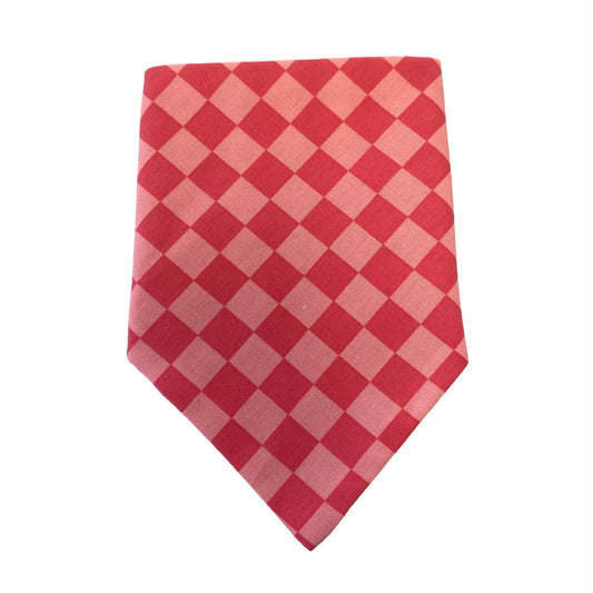 Pink Checkered Bandana image 0