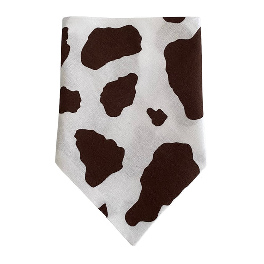 Brown Cow Print Bandana image 0